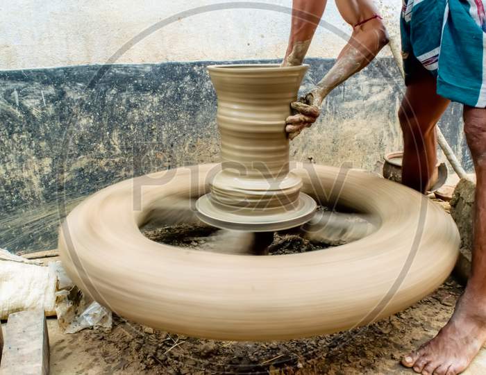 Bankura Panchmura Terracotta Artist Is Making Different Structures By Hand
