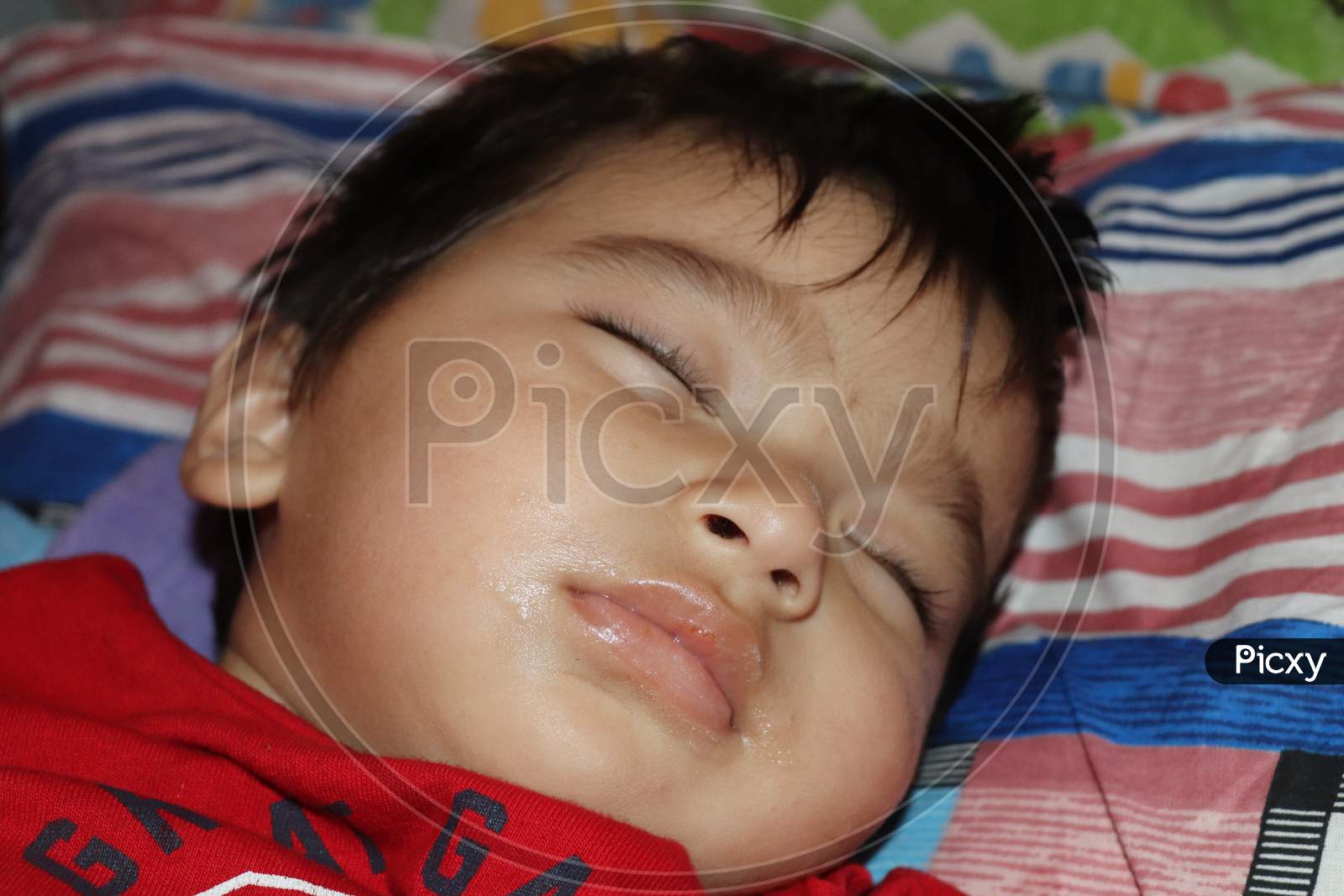 Indian kid sleeping