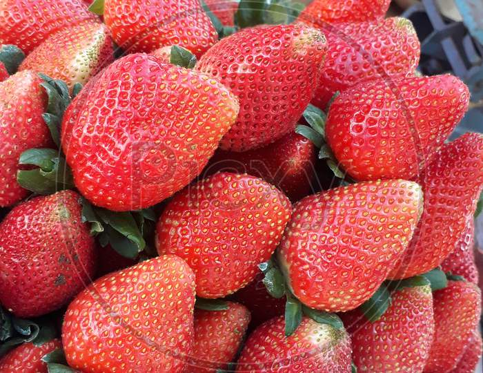 strawberry photo click