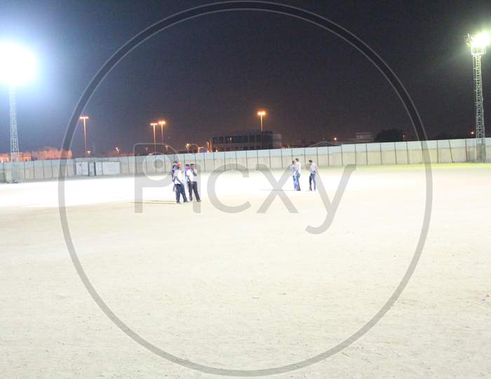 Cricket stadium in Qatar
