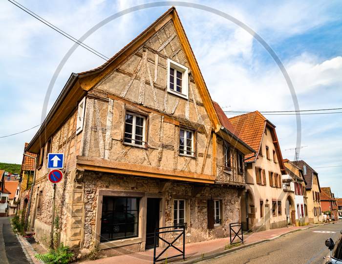 Traditional Houses In Obernai - Alsace, France