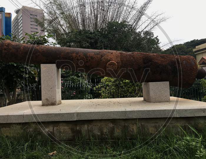 An Old Cannon,Bangalore