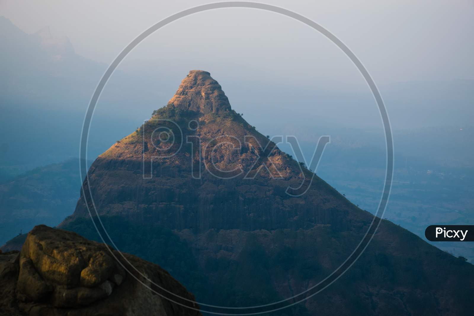 A Mountain Peak at Tiger point, Lonavla situated in Maharashtra, India