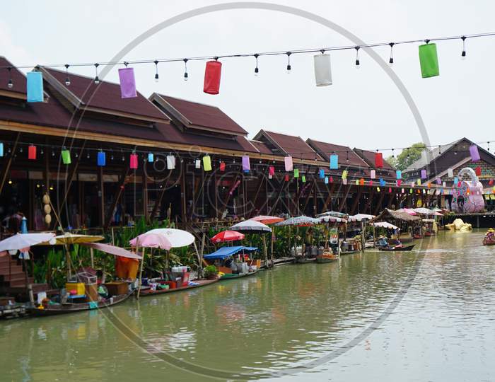 Floating market, Pattaya, Thailand