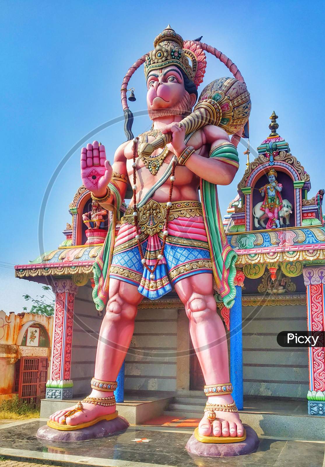Hanuman temple near hebbur, tumkur, Karnataka