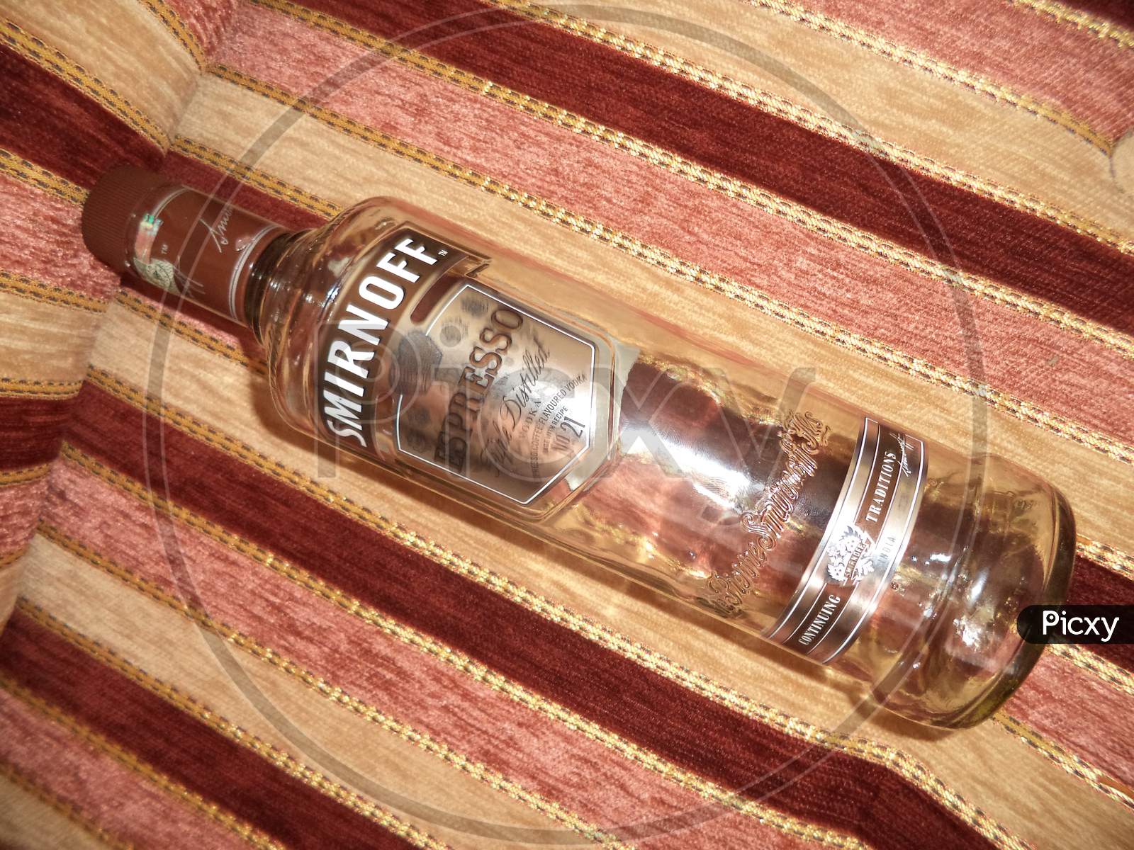 Alcohol bottles and drinks