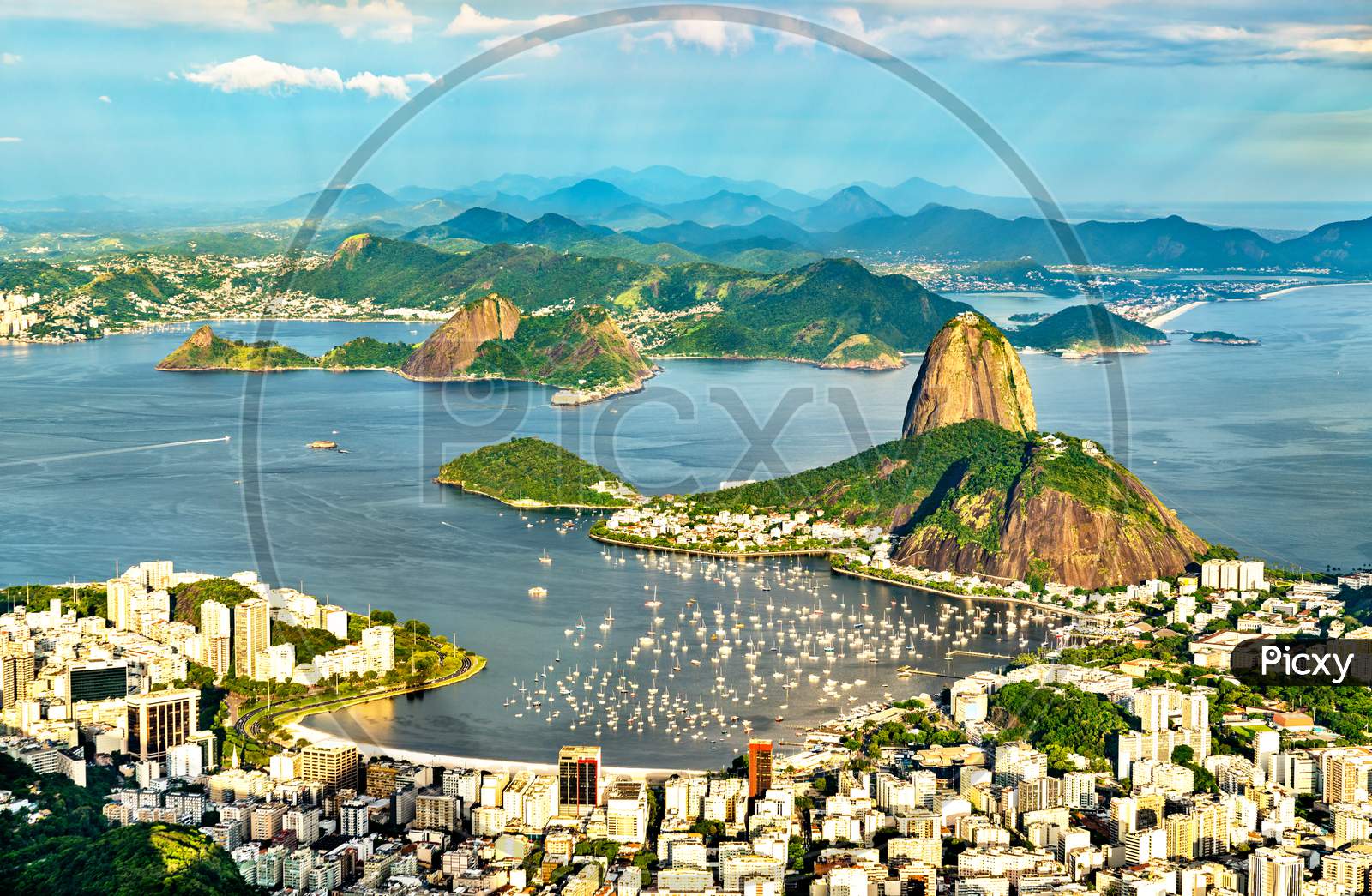 Cityscape Of Rio De Janeiro In Brazil