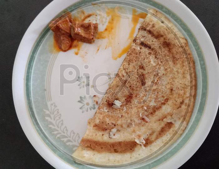 HOT DOSA IN PLATE