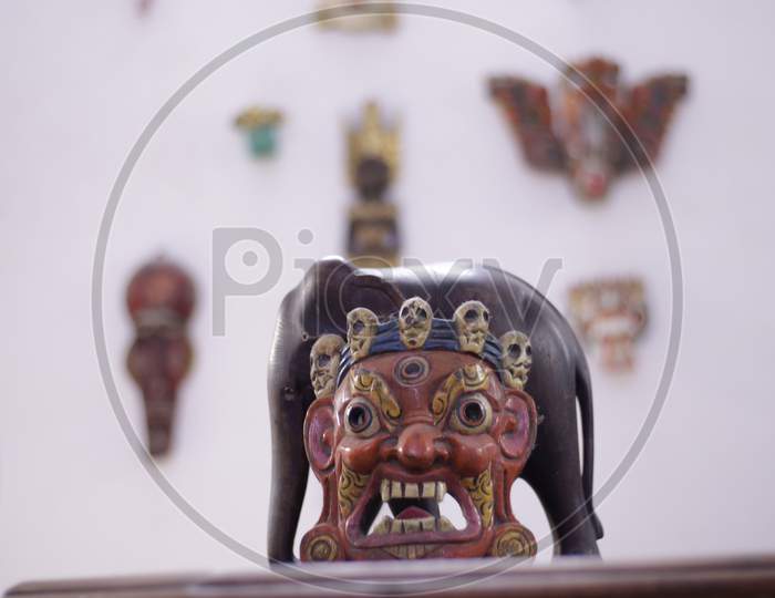 Balinese wood craft Mask