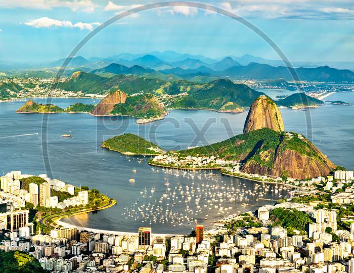 Cityscape Of Rio De Janeiro In Brazil