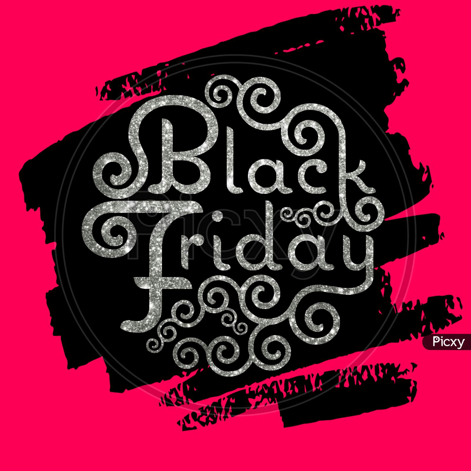 Black Friday (red and yellow background with yellow color fonts)