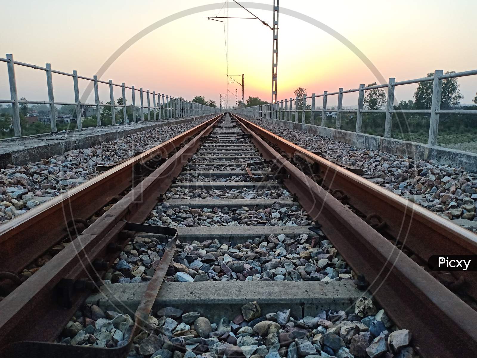Railway Track Image Of India