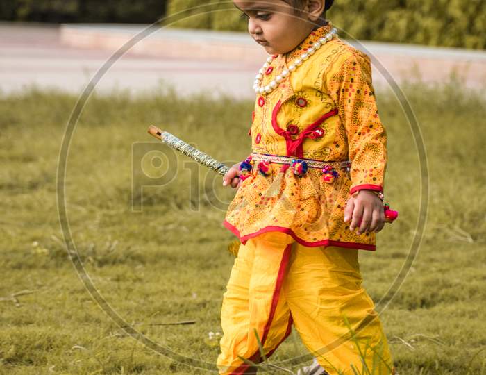krishna janmashtami indian baby