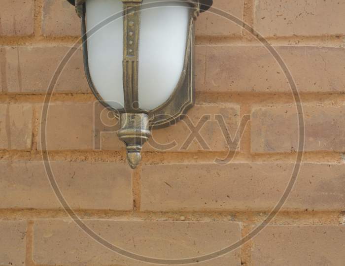 Classic Modern Style Wall Lamps Attached On Brick Wall