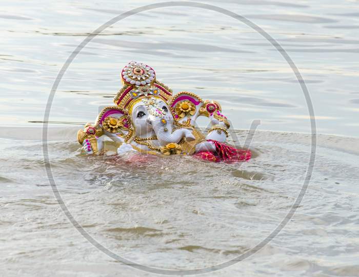 Immersion of Lord Ganesha idol