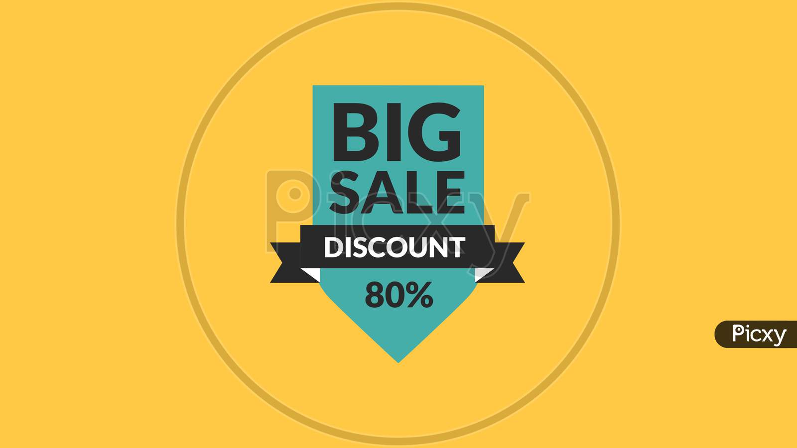 Big Sale Discount 80% Word Illustration Use For Landing Page, Template, Ui, Web, Poster, Banner, Flyer, Background, Gift Card, Coupon, Label, Wallpaper,Sale Promotion,Advertising, Marketing