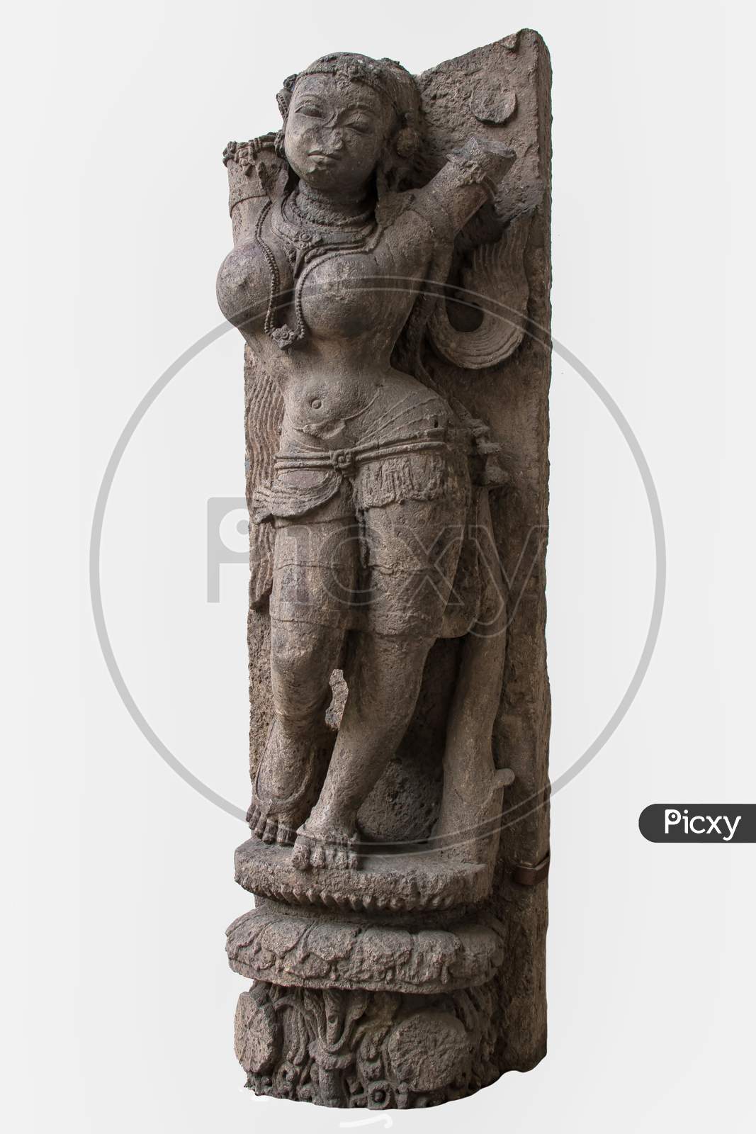Archaeological Sculpture Of Salabhanjika From Thirteenth Century, Khondalite, Konark, Odisha