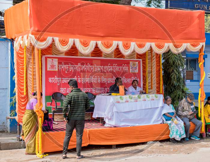 People Are Gathered For Kolpotoru Utsab, At Cossipore Garden House Or Udyanbati, Present Ramakrishna Math In Kolkata, West Bengal, India On 1St January 2020