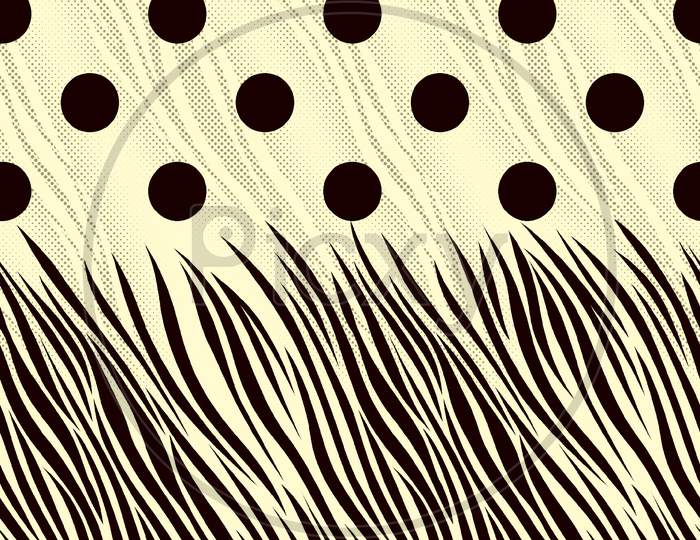 Abstract Polka Dot Saree Design Background