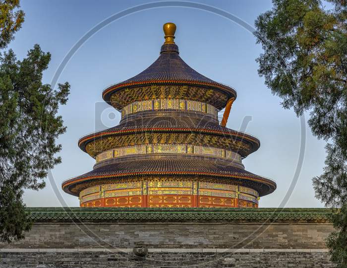 Temple Of Heaven, Iconic Tourist Landmark In Beijing, Capital Of China
