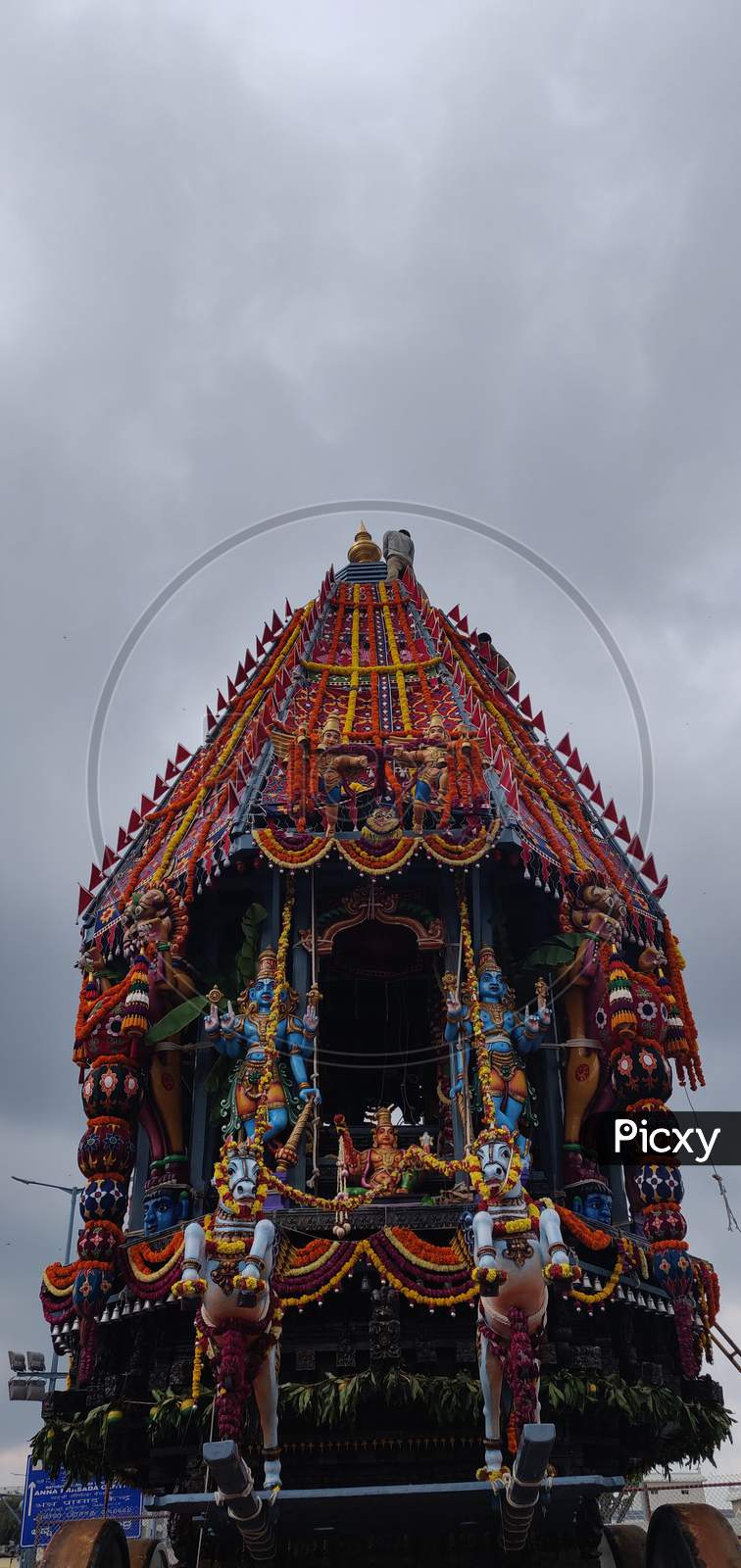 Srivari Brahmotsavam | Indian art paintings, Hindu deities, Lord balaji