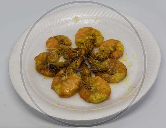 Fried Shrimp Or Fried Prawn Is Deep-Fried Shrimp And Prawns.