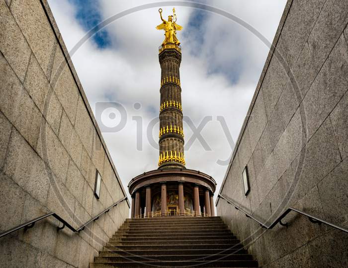 Victory Column (Siegessäule) In Berlin, Germany