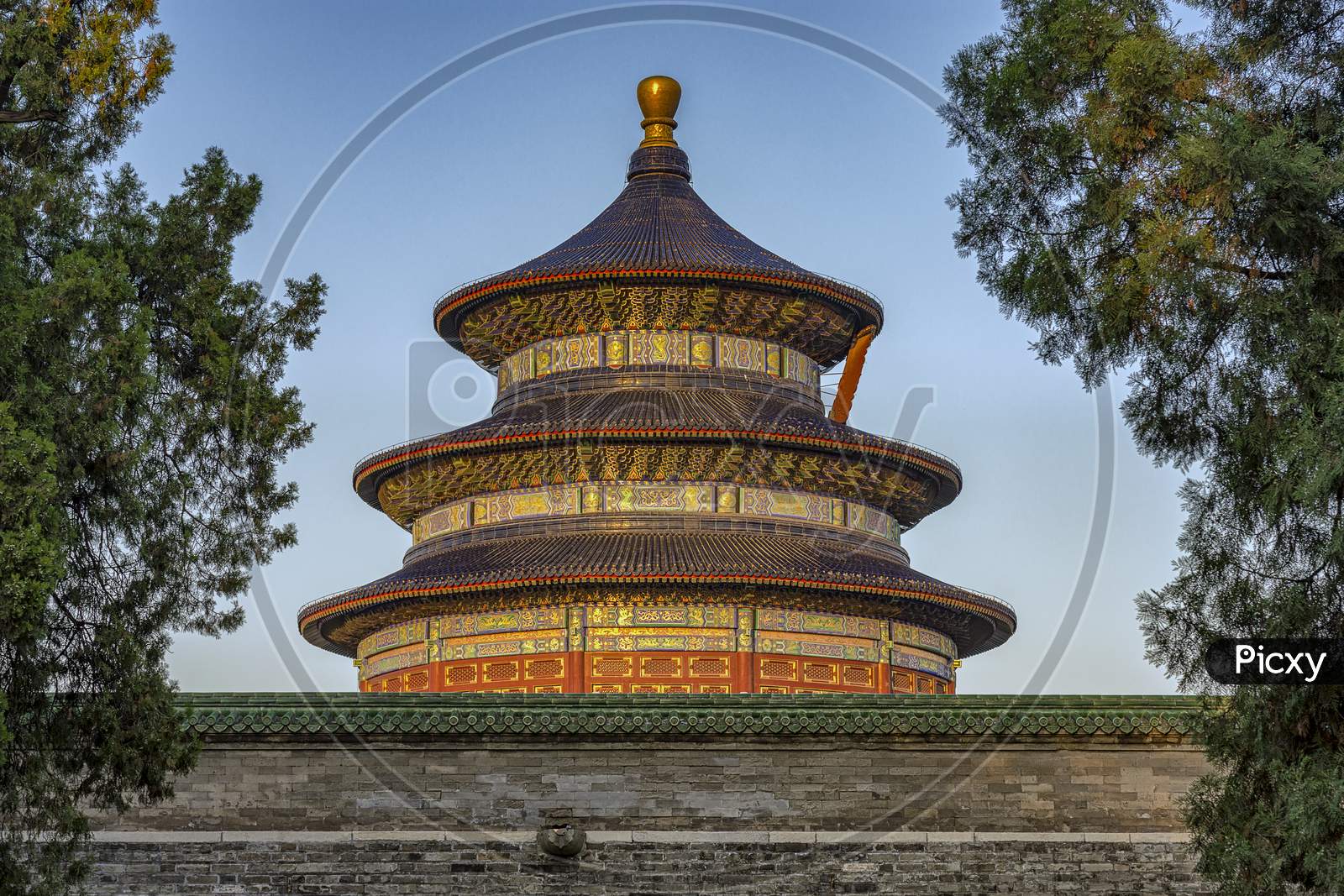 Temple Of Heaven, Iconic Tourist Landmark In Beijing, Capital Of China