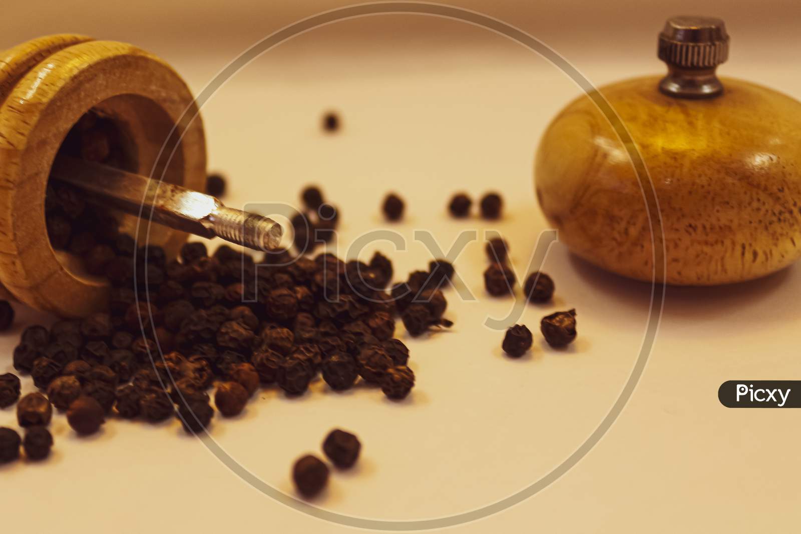 pepper grinder and spices