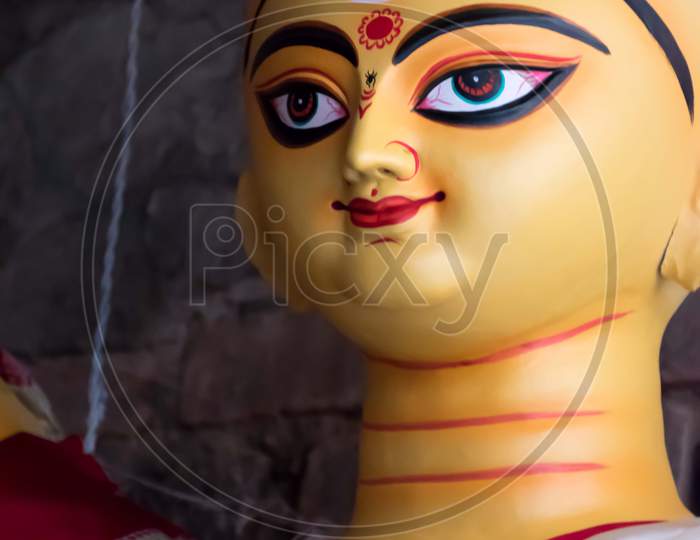 Durga Puja, Also Called Durgotsava, Is An Annual Hindu Festival In The Indian Subcontinent That Reveres The Goddess Durga Decorated Kumortuli, Kolkata, India