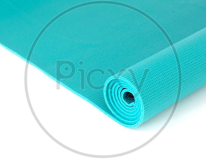 Plastic green mat Yoga mat