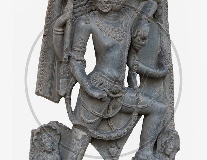 Archaeological Sculpture Of Varahavatara (The Boar Incarnation Of Lord Vishnu) From Tenth Century, Basalt, Surajkund, Nalanda, Bihar