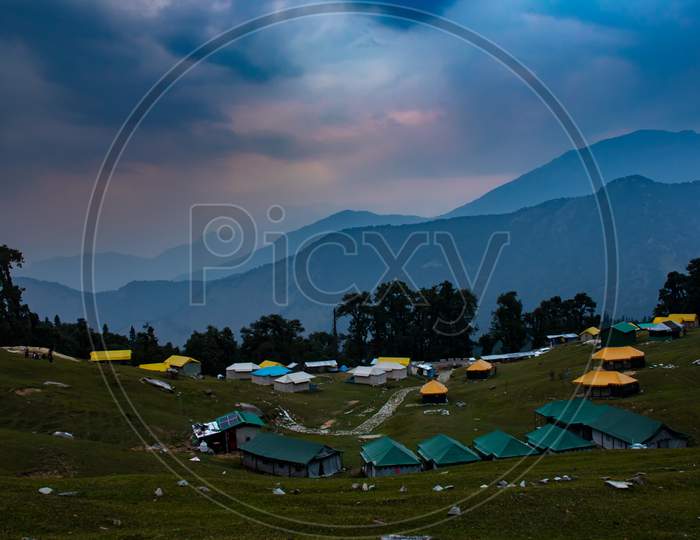 Beautiful Evening Camps In Chopta, Uttrakhand,India