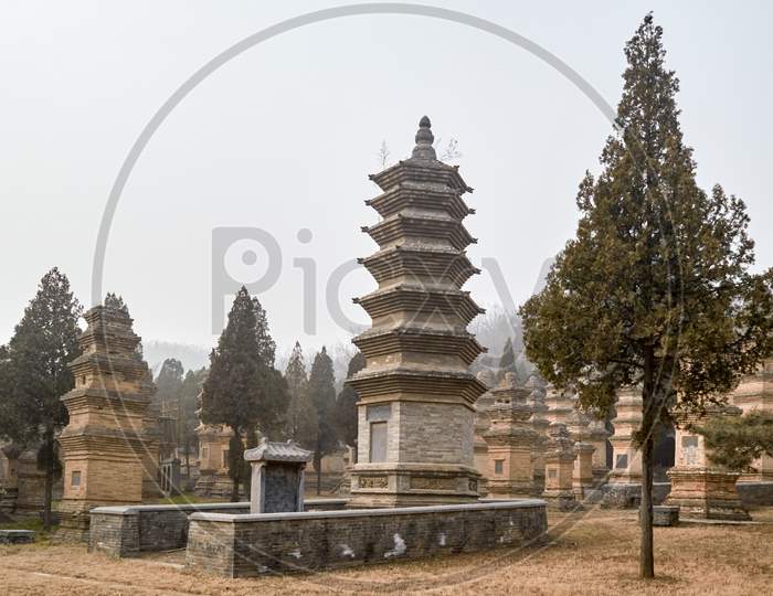 Pagoda Forest At Shaolin Temple In China