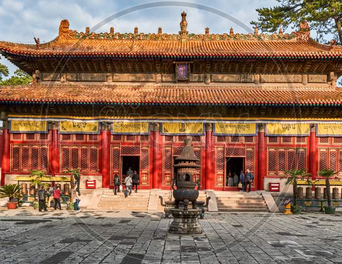 Pule Temple, Eight Outer Temples Of Chengde In Hebei, China