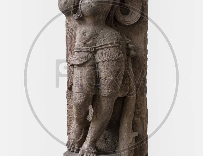 Archaeological Sculpture Of Salabhanjika From Thirteenth Century, Khondalite, Konark, Odisha