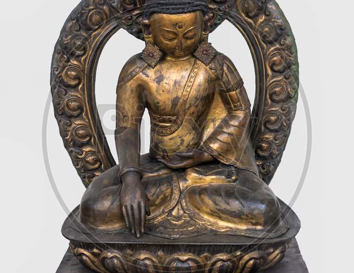 Sakyamuni Buddha, Copper Gilded 18Th Century , Nepal