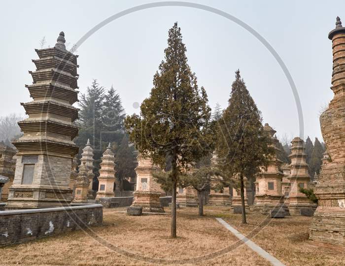 Pagoda Forest At Shaolin Temple In China