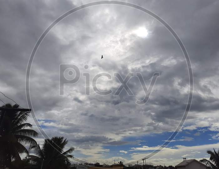Cloudy sky,nature photo