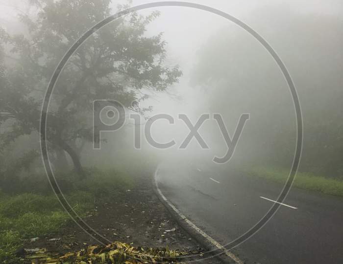 Foggy Roads in Monsoon