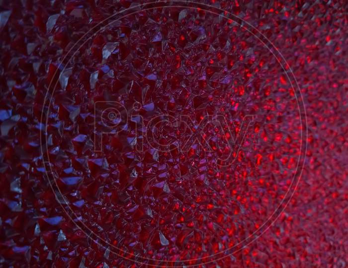 Red crystal glass texture background image
