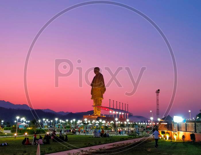 World tallest statue " The STATUE OF UNITY "