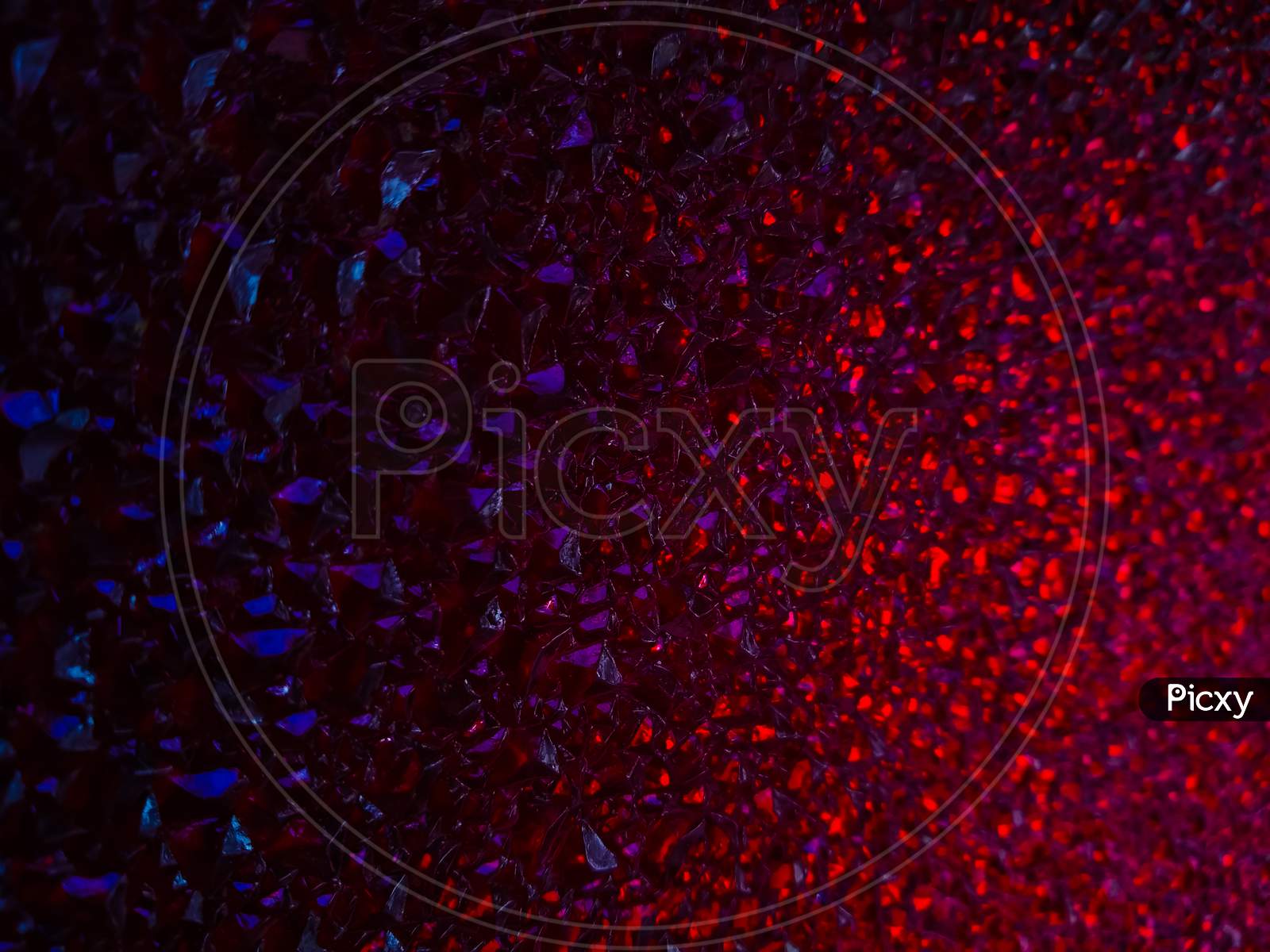 Red crystal glass texture background image