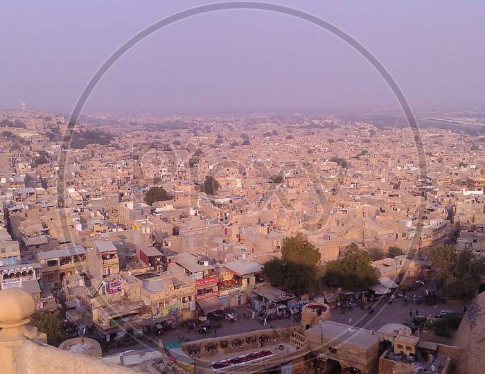 View of Jaisalmer City from Sonar Kila