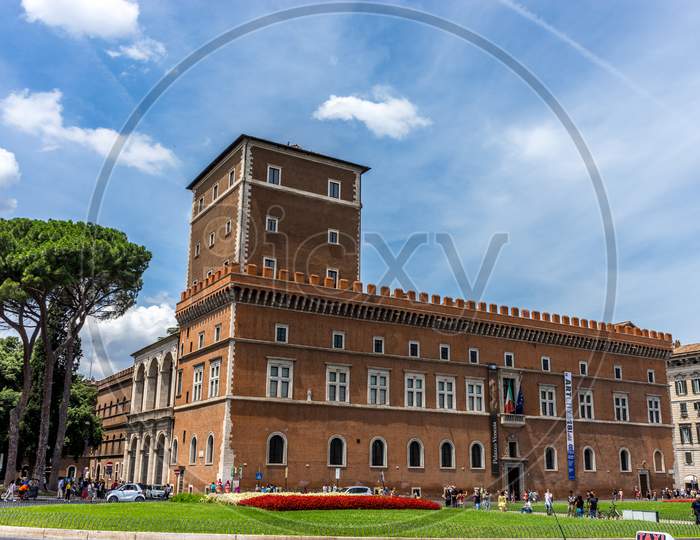 Rome, Italy - 23 June 2018: Kellie'S Castle Viewed From Tomb Of The Unknown Soldier In Rome,Italy