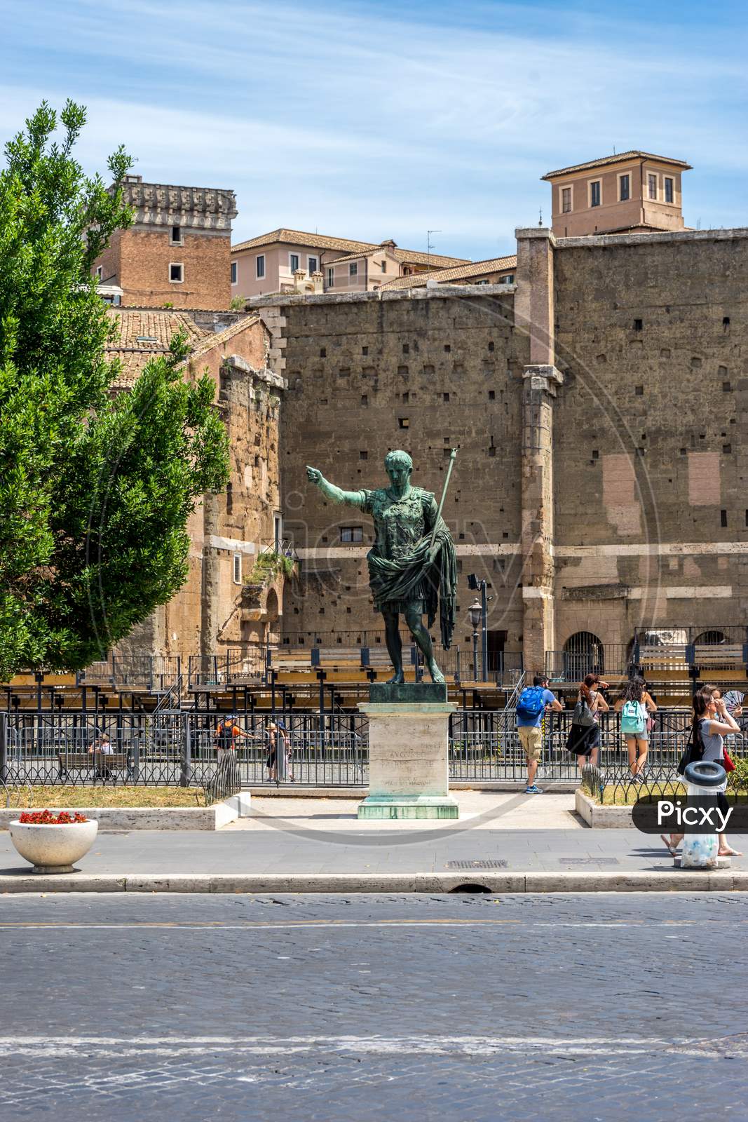 Rome, Italy - 23 June 2018: Forum Of Augustus In Roman Forum, Rome, Italy