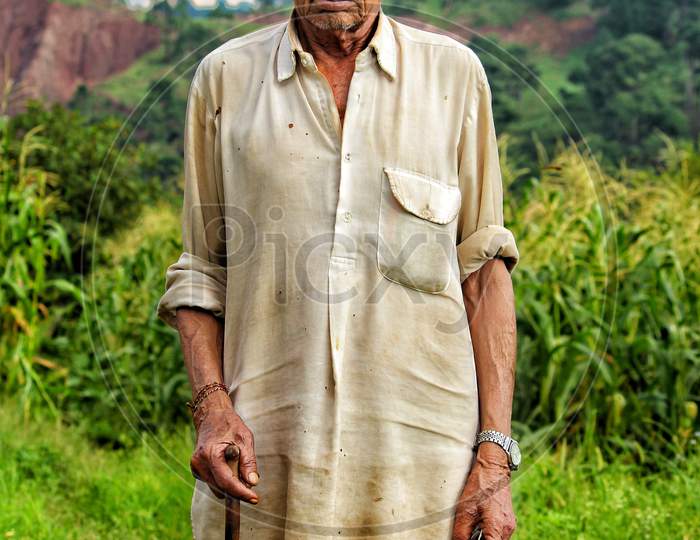 Old Man in Old Village