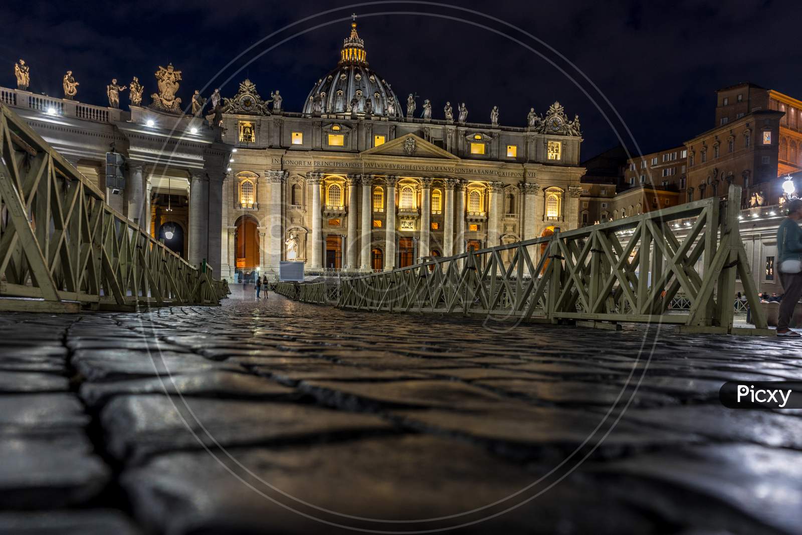 Image of Vatican City,Italy - 23 June 2018: St.Peters Basilica Is