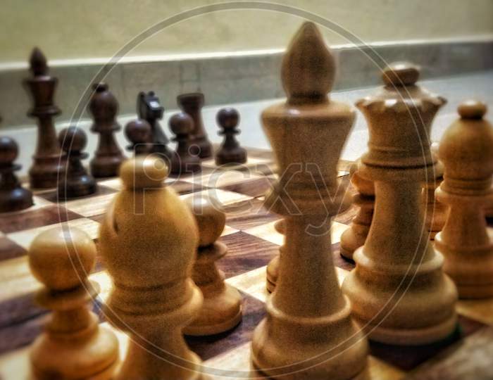 Chess macro shot