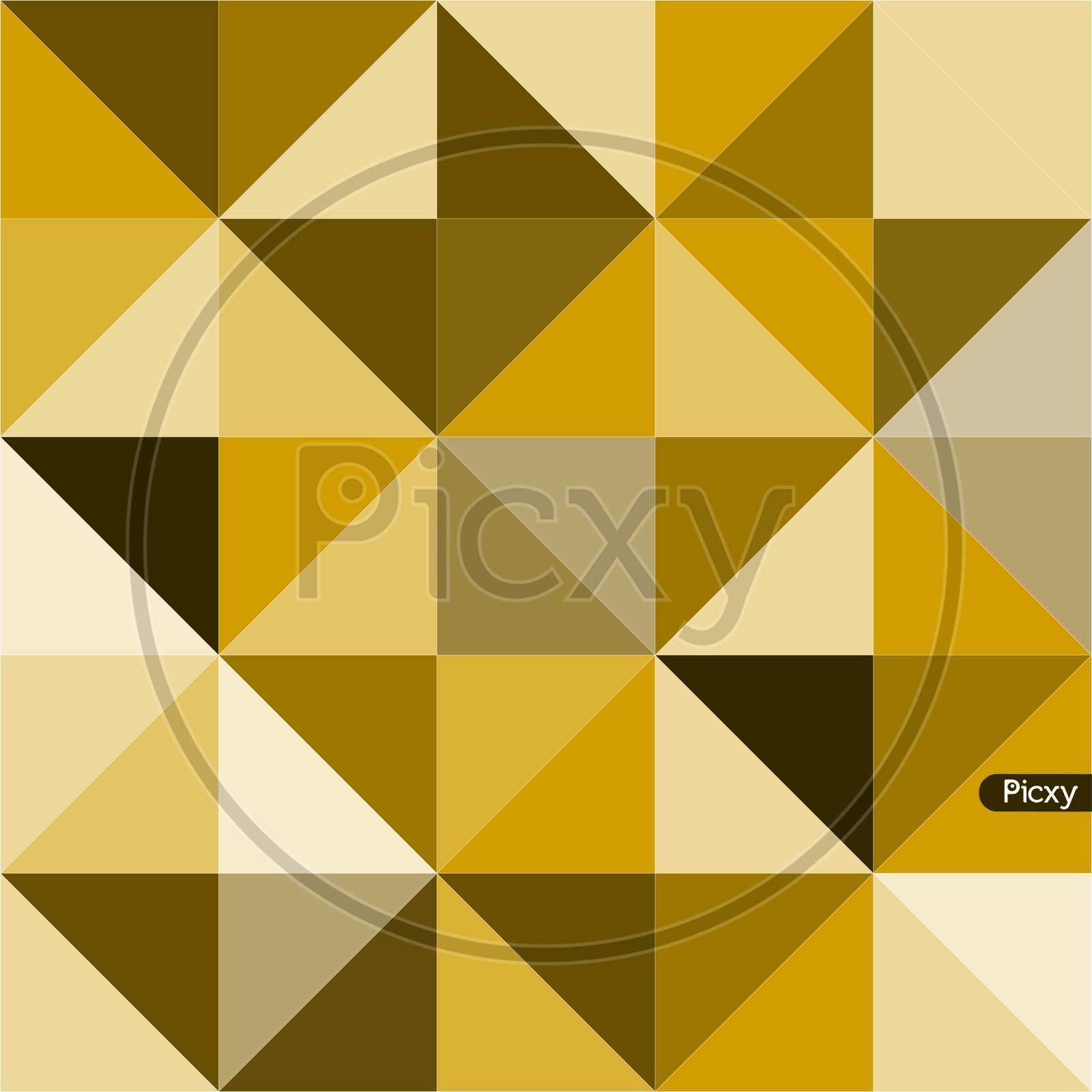 Poster Seamless triangle pattern. Vector background. 